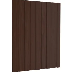 vidaXL Takpanel 12 pcs Brun 60 x 45 cm Galvaniserat stål