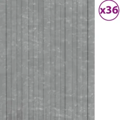 Clearance vidaXL Takpanel 36 pcs 60 x 45 cm Galvaniserat stål Silver