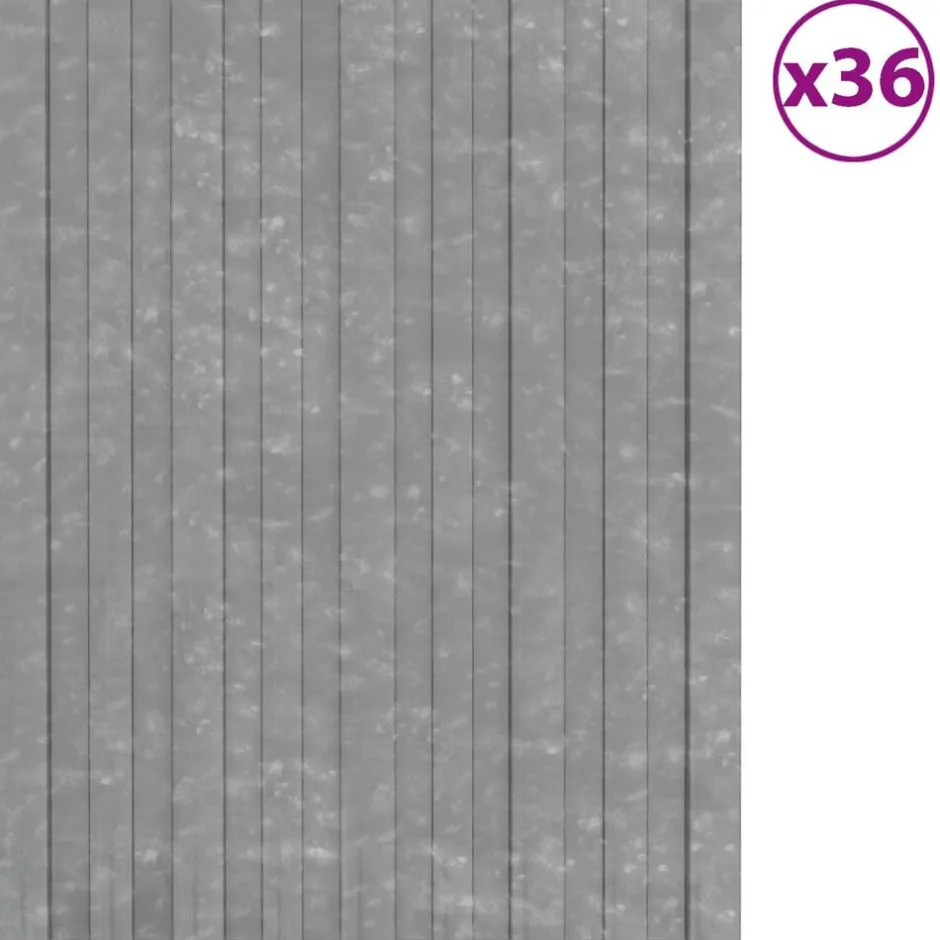 Clearance vidaXL Takpanel 36 pcs 60 x 45 cm Galvaniserat stål Silver