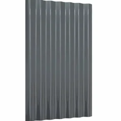 vidaXL Takplåt 12 st galvaniserat stål antracit 60x36 cm
