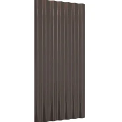 Outlet vidaXL Takplåt 12 st galvaniserat stål 80x36 cm Brun