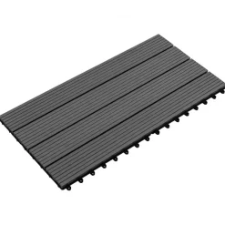 Discount vidaXL Terrassplattor 6 pcs 60 x 30 cm WPC Svart