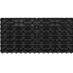 Discount vidaXL Terrassplattor 6 pcs 60 x 30 cm WPC Svart