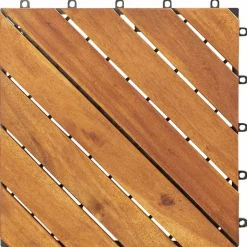 Discount vidaXL Terrassplattor 10 pcs 30 x 30 cm Akacia Hårdträ Brun
