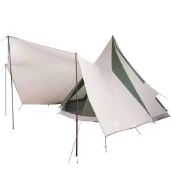 Discount vidaXL Tipi Tält med tak med lagring 510 x 690 x 330 cm taffeta Grön