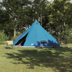 Online vidaXL Tipi Tält med tak med lagring 560 x 560 x 300 cm taffeta Blå
