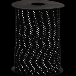 Best vidaXL Tältlina med reflekterande remsor och fästen 50 m 3 mm Svart