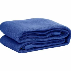 vidaXL Tältmatta 200x200 cm blå HDPE