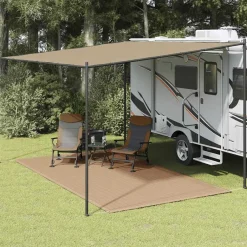 Clearance vidaXL Tältmatta 200x400 cm Taupe