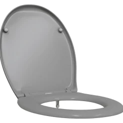 Discount vidaXL Toalettstol 47 x 37 x 4 cm Duroplast Grå