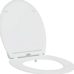Outlet vidaXL Toalettstol 47 x 37,5 x 3,8 cm Duroplast Vit