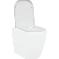 vidaXL Toalettstol Vit 47,5 x 35 x 3,6 cm Duroplast