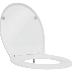 vidaXL Toalettstol Vit 47 x 37 x 4 cm Duroplast