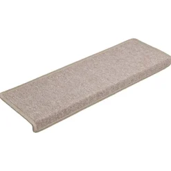 Online vidaXL Trappmattor 15 st 65x21x4 cm rektangulär kant Taupe
