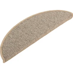 Sale vidaXL Trappmattor 15 st 56x17x3 cm a halvrunda Brun