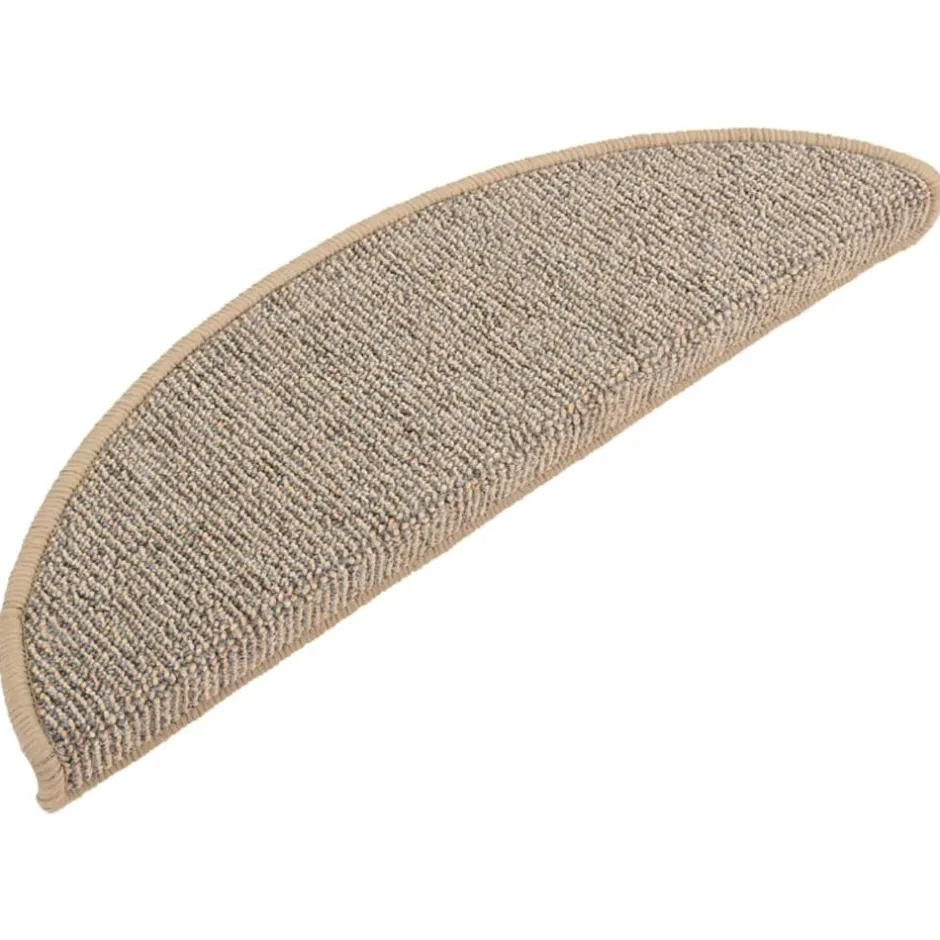 Sale vidaXL Trappmattor 15 st 56x17x3 cm a halvrunda Brun