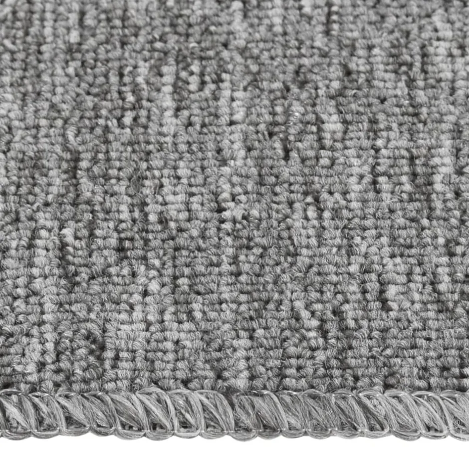 vidaXL Trappstegsmattor halkfri 15 st 60x25 cm rektangulär Grå