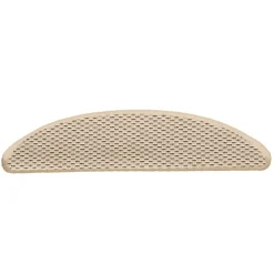 vidaXL Trappstegsmattor självhäftande sisal 15 st 56x17x3 cm berber