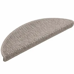 Outlet vidaXL Trappstegsmattor självhäftande sisal 15 st 56x17x3 cm Silver