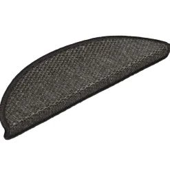 vidaXL Trappstegsmattor självhäftande sisal 15 st 56x17x3 cm antracit