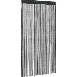 vidaXL Trådgardiner 2 st 100x250 cm svart