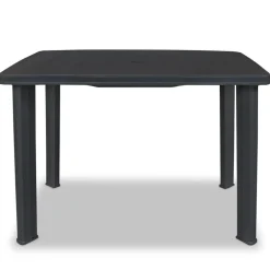 Online vidaXL Trädgårdsbord 101x68x72 cm plast Antracit