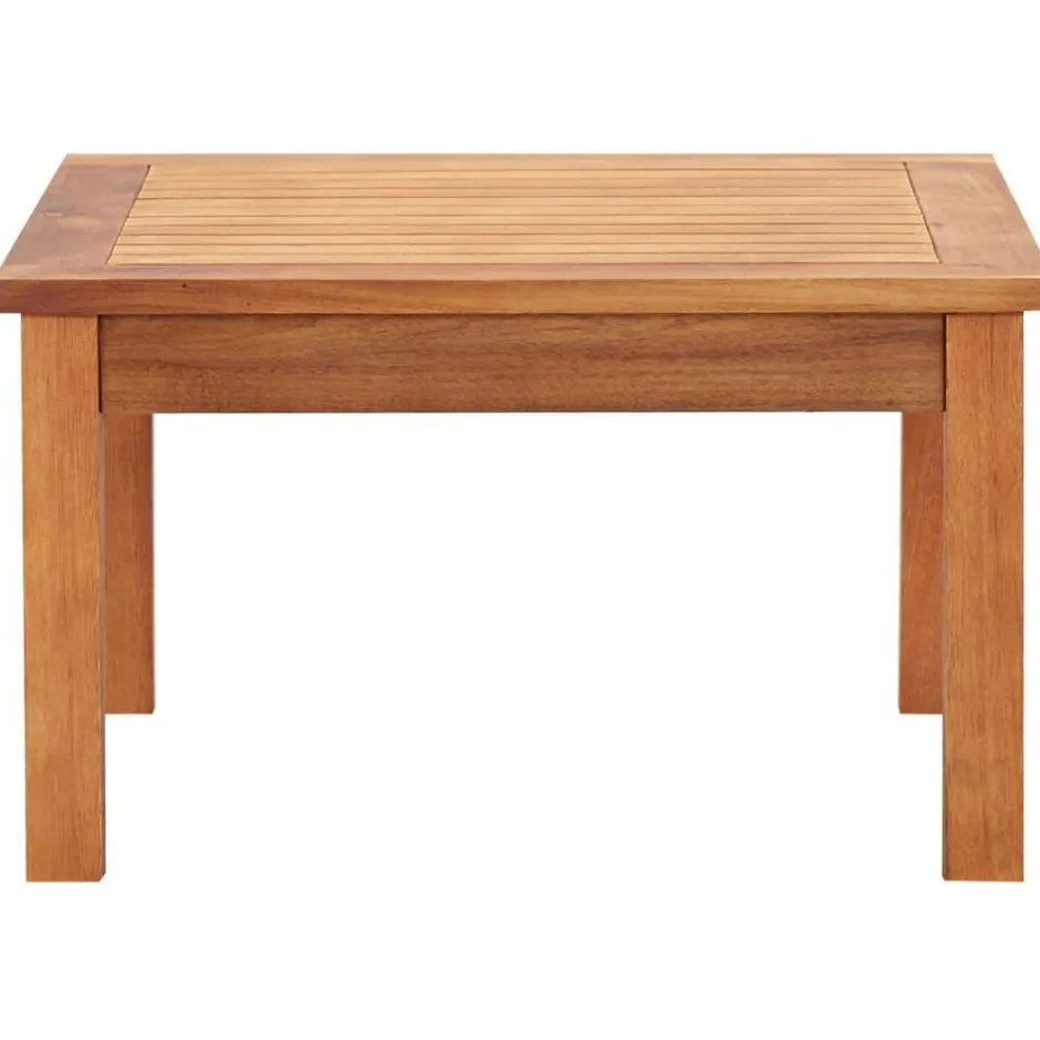 Hot vidaXL Trädgårdsbord 60x60x36 cm massivt akaciaträ Brun