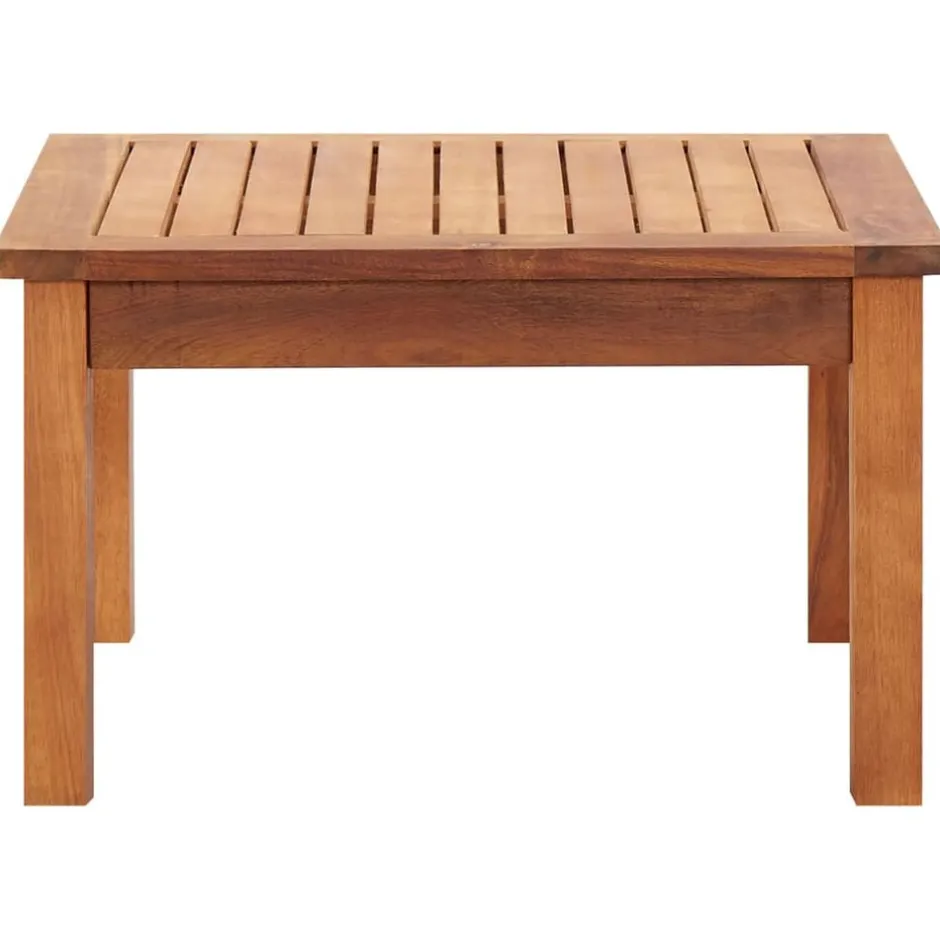 Hot vidaXL Trädgårdsbord 60x60x36 cm massivt akaciaträ Brun