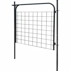Outlet vidaXL Trädgårdsgrind 100x100 cm Antracit