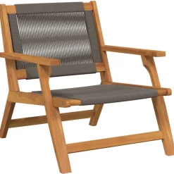 Outlet vidaXL Trädgårdsmöbler 2 pcs 67 x 78 x 73 cm Massivt Akaciaträ Grå