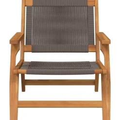 Outlet vidaXL Trädgårdsmöbler 2 pcs 67 x 78 x 73 cm Massivt Akaciaträ Grå