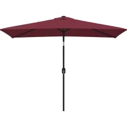 Discount vidaXL Trädgårdsparasoll med metallstång 300x200 cm vin Röd