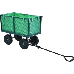 vidaXL Trädgårdsvagn grön 350 kg