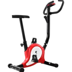 Discount vidaXL Träningscykel remdrift Röd