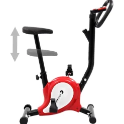 Discount vidaXL Träningscykel remdrift Röd