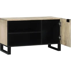 vidaXL TV Enheter Vit 80 x 33 x 46 cm Konstruerat trä