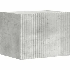 vidaXL TV Vägghylla Betong 39 x 31 x 29,5 cm Konstruerat trä