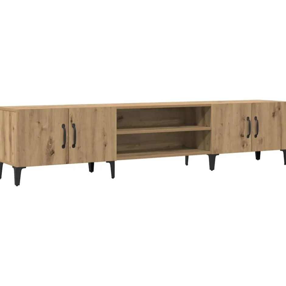 Discount vidaXL Tv-bänk artisian ek 180x31,5x40 cm konstruerat trä artisan ek