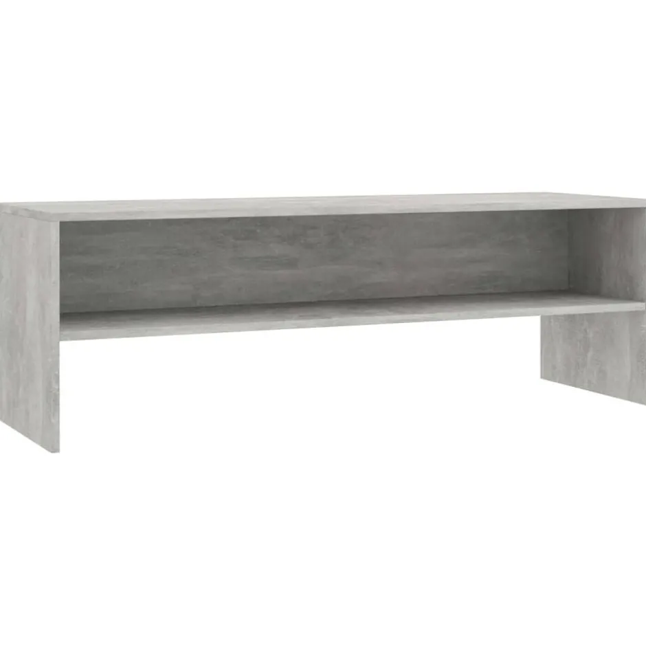 Hot vidaXL Tv-bänk 120x40x40 cm konstruerat trä Betonggrå