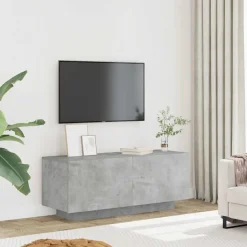 vidaXL Tv-bänk betonggrå 100x35x40 cm konstruerat trä