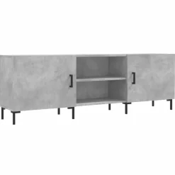 Outlet vidaXL Tv-bänk 150x30x50 cm konstruerat trä Betonggrå