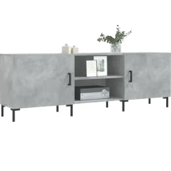 Outlet vidaXL Tv-bänk 150x30x50 cm konstruerat trä Betonggrå