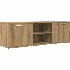 vidaXL Tv-bänk ek 120x34x37 cm konstruerat trä artisan ek