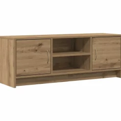 Discount vidaXL Tv-bänk ek 102x30x37,5 cm konstruerat trä artisan ek