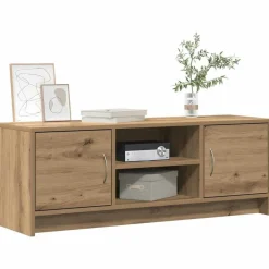 Discount vidaXL Tv-bänk ek 102x30x37,5 cm konstruerat trä artisan ek