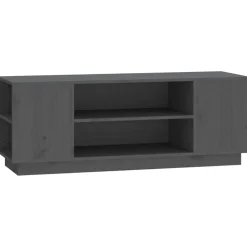 Sale vidaXL Tv-bänk 110x35x40,5 cm massiv furu Grå