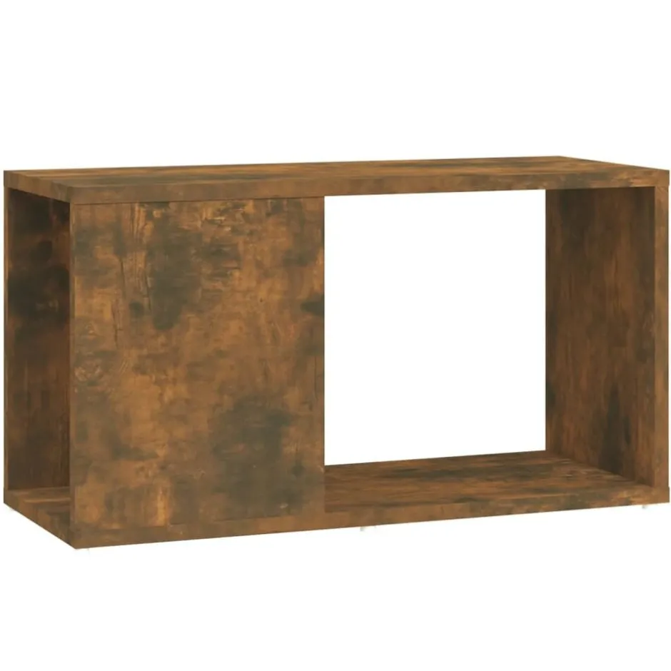Online vidaXL Tv-bänk 60x24x32cm konstruerat trä Rökfärgad ek
