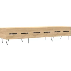 vidaXL Tv-bänk sonoma ek 150x36x30 cm konstruerat trä