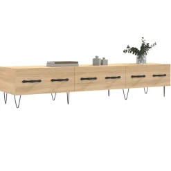 vidaXL Tv-bänk sonoma ek 150x36x30 cm konstruerat trä