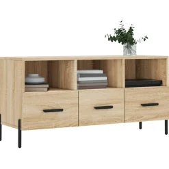 vidaXL Tv-bänk sonoma ek 102x36x50 cm konstruerat trä
